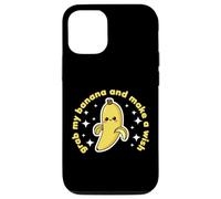 Banana Lover Cute Kawaii Funny Grab My Banana Make a Wish Coque pour iPhone 12/12 Pro