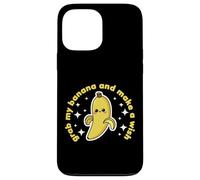 Banana Lover Cute Kawaii Funny Grab My Banana Make a Wish Coque pour iPhone 13 Pro Max