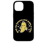 Banana Lover Cute Kawaii Funny Grab My Banana Make a Wish Coque pour iPhone 14