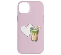Banana Matcha Latte Love Green-Tea Vegan Vintage Foodie Coque pour iPhone 14 Plus