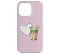 Banana Matcha Latte Love Green-Tea Vegan Vintage Foodie Coque pour iPhone 14 Pro Max