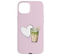 Banana Matcha Latte Love Green-Tea Vegan Vintage Foodie Coque pour iPhone 15 Plus