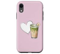 Banana Matcha Latte Love Green-Tea Vegan Vintage Foodie Coque pour iPhone XR