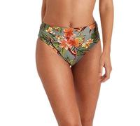 BANANA MOON - Bas de Maillot de Bain - Taille Haute Pacha Ayanna - Kaki, Multicolore - Taille Fabricant : S