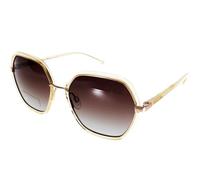 BANANA MOON - Lunettes de soleil Femme Bananamoon BM247P/1 Monture métal Or Jaune avec des verres polarisés