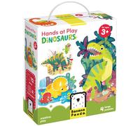 Banana Panda Hands At Play Dinosaurs Jeu De Puzzle 71 Pièces 3-5 Ans