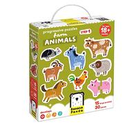 Banana Panda Puzzle étape par étape Animaux de la Ferme 18m+