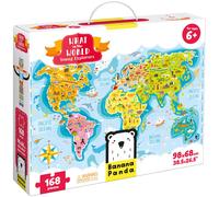 Banana Panda - Quoi sur le monde Young Explorers - Puzzle et activit d'apprentissage pour les enfants de 6 ans et plus multicolores