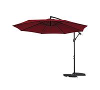 Banana Parasol Sun Shade Hanging Cantilever Wine Ideal for Park, Beach Side, Garden Pool Patio Umbrella