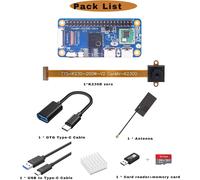 Banana Pi Bpi-Canmv-K230D-Zero Canaan K230D Risc-V 128 Mo Lpddr4 Double Caméra Mipi Csi 40 Broches Gpio Aiot Sbc Carte Mère (Kit Standard)
