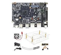 Banana Pi BPI-F3 8-Core RISC-V K1 Chip SBC, 2.0TOPS AI Performance CPU, ordinateur de carte unique, pour stockage réseau NAS et ordinateur portable alternatives (avec boîtier en acrylique, 4 Go LPDDR4