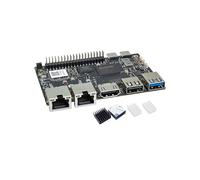Banana Pi BPI-M5 Pro Linux Carte de développement 8 Go Octa-Core RK3576 CPU 6 TOP NPU, 8K HDMI Video Encodeur, 2 x GbE Ethernet pour extensions AI IoT, ARM Mini PC et Edge Computing (8 + 64 Go
