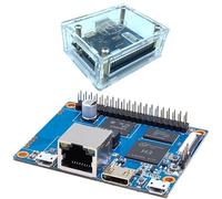 Banana Pi BPI-P2 Zero Ordinateur monocarte avec boîtier, Allwinner H3 Quad-Core Cortex-A7, 512 Mo DDR3, 8 Go eMMC, prise en charge PoE, compatible Android Linux (Board +Maker)