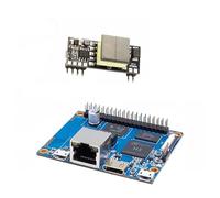 Banana Pi BPI-P2 Zero Ordinateur monocarte avec boîtier, Allwinner H3 Quad-Core Cortex-A7, 512 Mo DDR3, 8 Go eMMC, prise en charge PoE, compatible Android Linux (Carte + POE 9600)