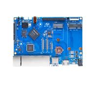Banana PI BPI-R2 Pro Ordinateur de carte unique, Rockchip RK3568 Quad-Core, 2 Go LPDDR4, 16 Go eMMC, PCIE M.2 Key-E, SATA, carte de démonstration de routeur open source (carte simple)