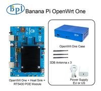 Banana Pi OpenWrt One MediaTek MT7981B 1GB DDR4 2.5GbE RJ45 et Gigabit Ethernet RJ45 256 MiB SPI NAND routeur intelligent Open Source