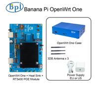 Banana Pi OpenWrt One MediaTek MT7981B 1GB DDR4 2.5GbE RJ45 et Gigabit Ethernet RJ45 256 MiB SPI NAND routeur intelligent Open Source