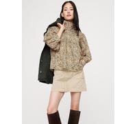 Banana Republic Banana Republic Beige Floral Reversed Western Shirt Beige Floral XS (EU 34)