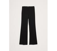 Banana Republic Banana Republic Black High-Rise Flare Italian Wool Trousers