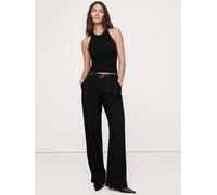 Banana Republic Banana Republic Black Refined Open-Racerback Tank