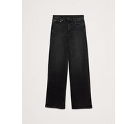 Banana Republic Banana Republic Black The Icon Classic Wide-Leg Jeans