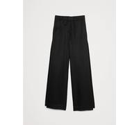 Banana Republic Banana Republic Black Ultra High Rise Wide Leg Slit Trousers