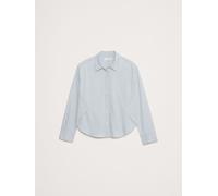 Banana Republic Banana Republic Blue Oversized Chambray Side-Split Shirt Blue Medium (EU 40-42)