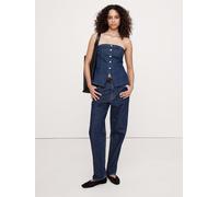 Banana Republic Banana Republic Blue Strapless Denim Vest