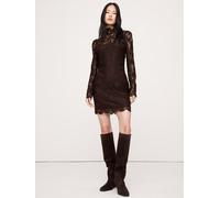 Banana Republic Banana Republic Brown Stretch-Lace Mini Dress Brown M (EU 40-42)