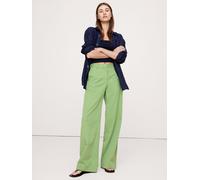 Banana Republic Banana Republic Green Everyday Mid Rise Wide-Leg Trousers