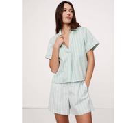 Banana Republic Banana Republic Green The Oversized Popover Top Green Medium