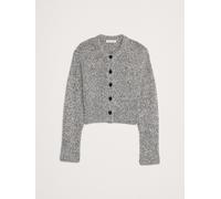Banana Republic Banana Republic Grey Cotton Cropped Cardigan