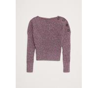 Banana Republic Banana Republic Multi Cotton Button-Shoulder Sweatshirt