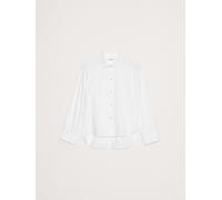 Banana Republic Chemise Banana Republic carrée en popeline de coton Blanc Medium