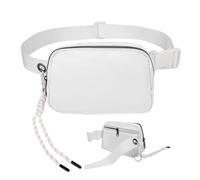 Banana Sac Femme - Banane Trendy Banane, Sac À Bandoulière Décontracté | À La Mode Pour Téléphone Portable Avec Sangle, Y compris SMA Réglable, Sac De Banane Imperméable, Sac De Ba, Blanc, Fare