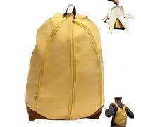 Banana Shaped Yellow Backpack,Fun Peel Opening Design, Creative Fruit Bag,School & Casual Backpack for Women & Men (1pcs)