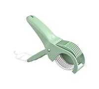 Banana Slicer-Manual-Halter avec lames en acier inoxydable | Outil de cuisine rapide pour bagues d'uniformes | Accessoire pratique - Salade de dessert de préparation