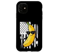 Banana Thumbs Up Drapeau USA Fruit Patriotique Hommes Femmes Enfants Coque pour iPhone 11