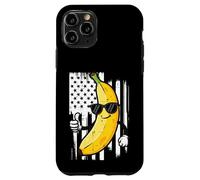 Banana Thumbs Up Drapeau USA Fruit Patriotique Hommes Femmes Enfants Coque pour iPhone 11 Pro
