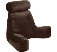 Bananair - Coussin de Lecture Doux & Confortable - Soutien Dorsale Optimale - Accoudoirs Pratiques et Assise Ergonomique - Oreiller/Fauteuil de Lecture (Chocolat)