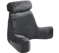 Bananair - Coussin de Lecture Doux & Confortable - Soutien Dorsale Optimale - Accoudoirs Pratiques et Assise Ergonomique - Oreiller/Fauteuil de Lecture (Gris)