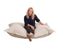 bananair - Pouf Extérieur Imperméable XXL, 140 x 180 cm, Beige