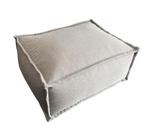 Bananair - Repose Pieds Salon/Chambre, 100% Confort, Remplissage Flocons de Mousse - Ottoman, Tabouret Pouf Élégant & Pratique (Beige)