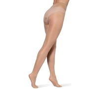 BANANALU Collants ouverts 20 deniers avec entrejambe ouverte, miel, S
