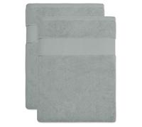 BANANALU Lot de 2 serviettes de sauna XL - XXL 100 x 180 cm - 100 % coton - 600 g/m² - Bleu clair 13-4303 - 100 x 180 cm - 600 g/m²