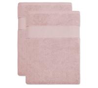 BANANALU Lot de 2 serviettes de sauna XL - XXL 100 x 180 cm - 100 % coton - 600 g/m² - Rose primevère 12-2904 - 100 x 180 cm - 600 g/m²