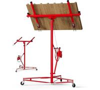 Bananaww Lève-Plaque placo 13 Ft capacité 150 lbs avec Bras télescopique Rotatif 360°, Roues verrouillables et treuil Frein pour Pose Plafond et Mur incliné par Une Seule Personne Facile