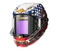 Bananaww Masque Soudure Casque Soudure Automatique Protection complète Confortable Anti-éclaboussures Réglable Résistant aux Chocs Équipement de Travail Visière Rabattable à 180°