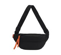 Banane à bandoulière avec Sangle réglable, Black | à bandoulière en Nylon Anti-vol, à décontracté, banane, de poitrine, sport, mode