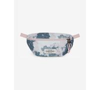 Banane Eastpak Bumbag Large Washed bleu blanc rose clair